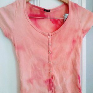 Rare tie dye Brandy Melville Zelly top